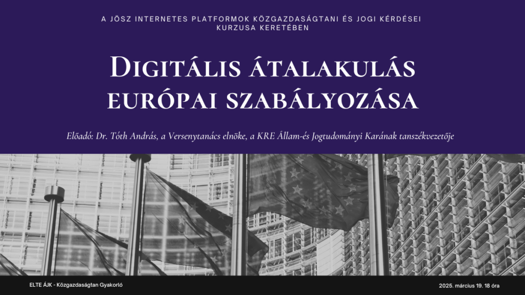 Digitális átalakulás európai szabályozása