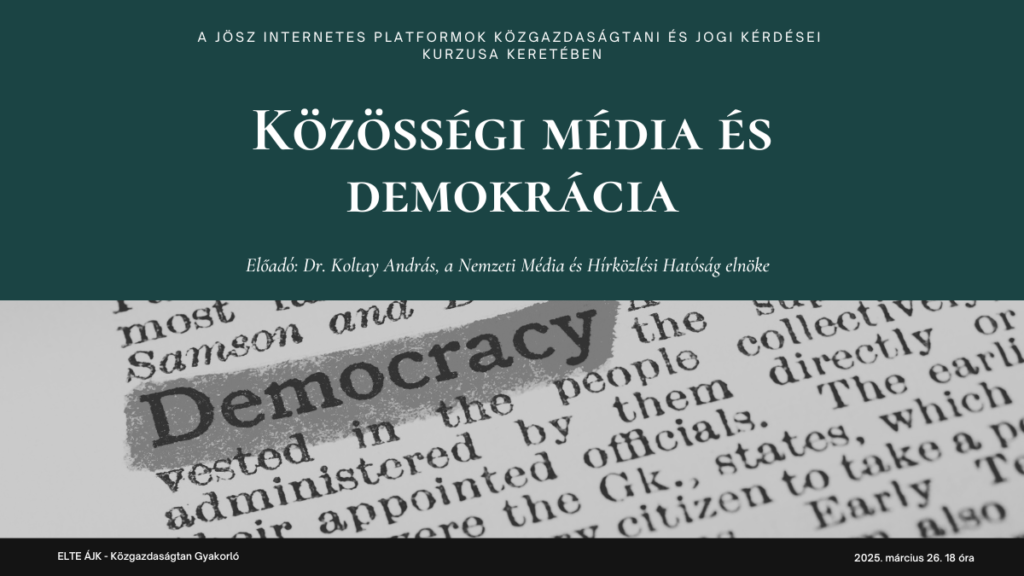 Közösségi média és demokrácia