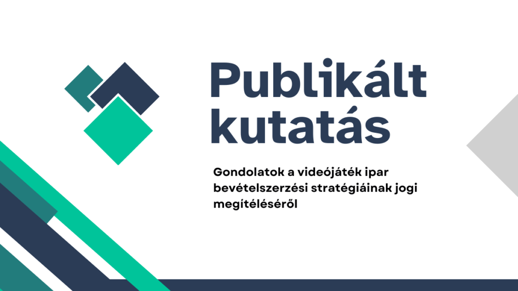 Kutatás a videójáték ipar bevételszerzési stratégiáiról