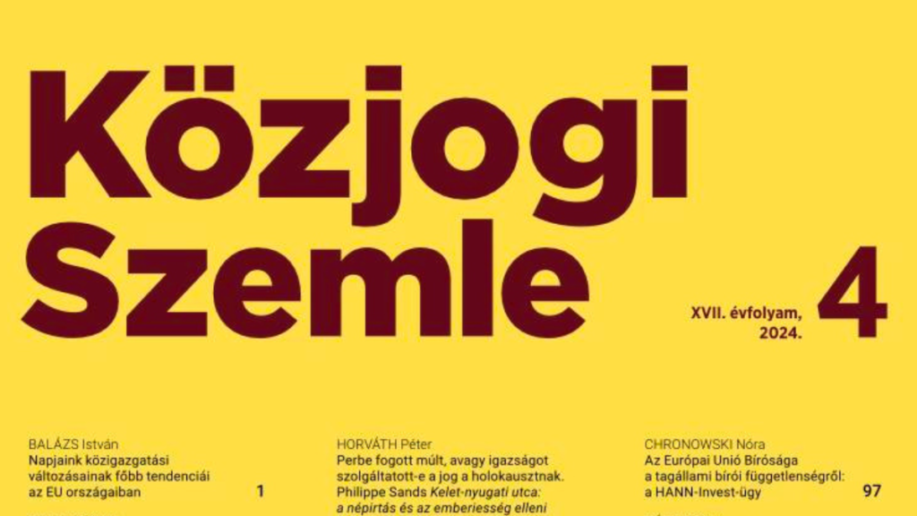 Publikáció – A magyar területfejlesztési intézményrendszer változásai az uniós források megjelenésével