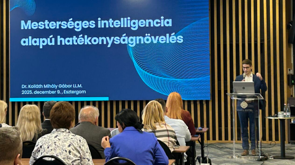 Előadás a Közszolgáltatók Országos Egyesületének konferenciáján