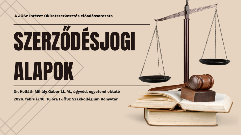 Szerződésjogi alapok Szerződésjogi alapok